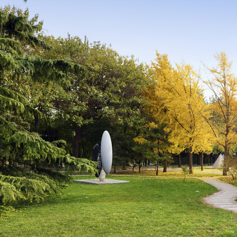 La creación creativa del jardín hace que el jardín sea hermoso.